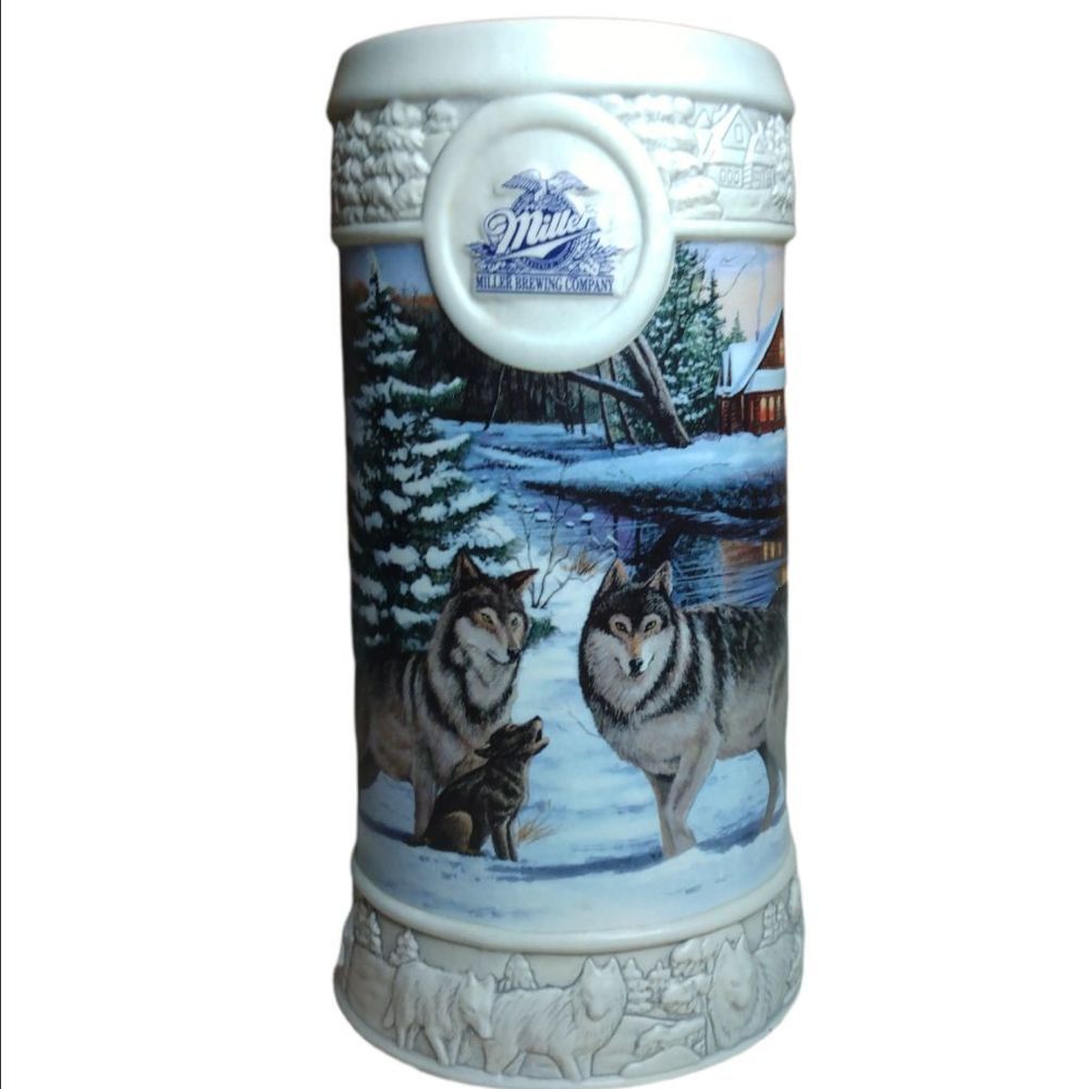 Vintage Miller Beer Brewing Holiday 1999 "December Dusk" By Eric Bryant Stein